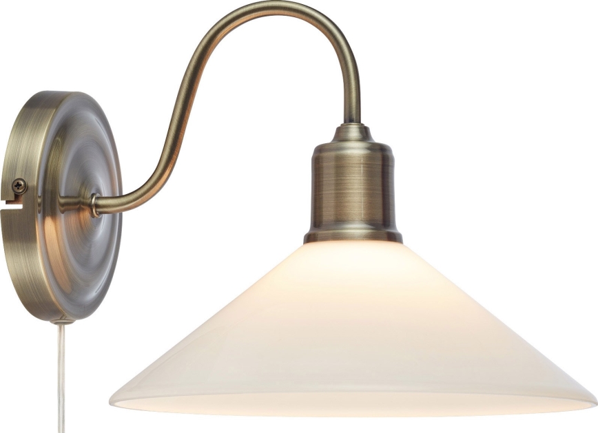 Markslöjd 108865 - Sienas lampa VELA 1xE27/40W/230V misiņš/balta