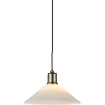Markslöjd 108867 - Lustra ar auklu VELA 1xE27/40W/230V misiņš/balta