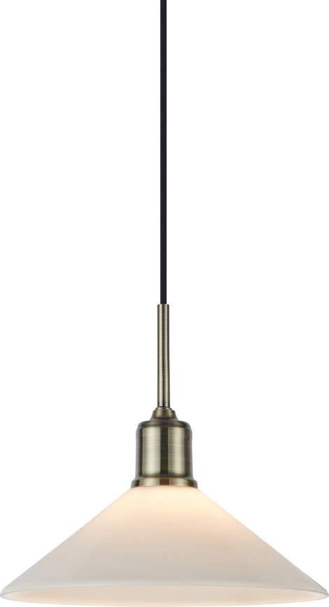 Markslöjd 108867 - Lustra ar auklu VELA 1xE27/40W/230V misiņš/balta