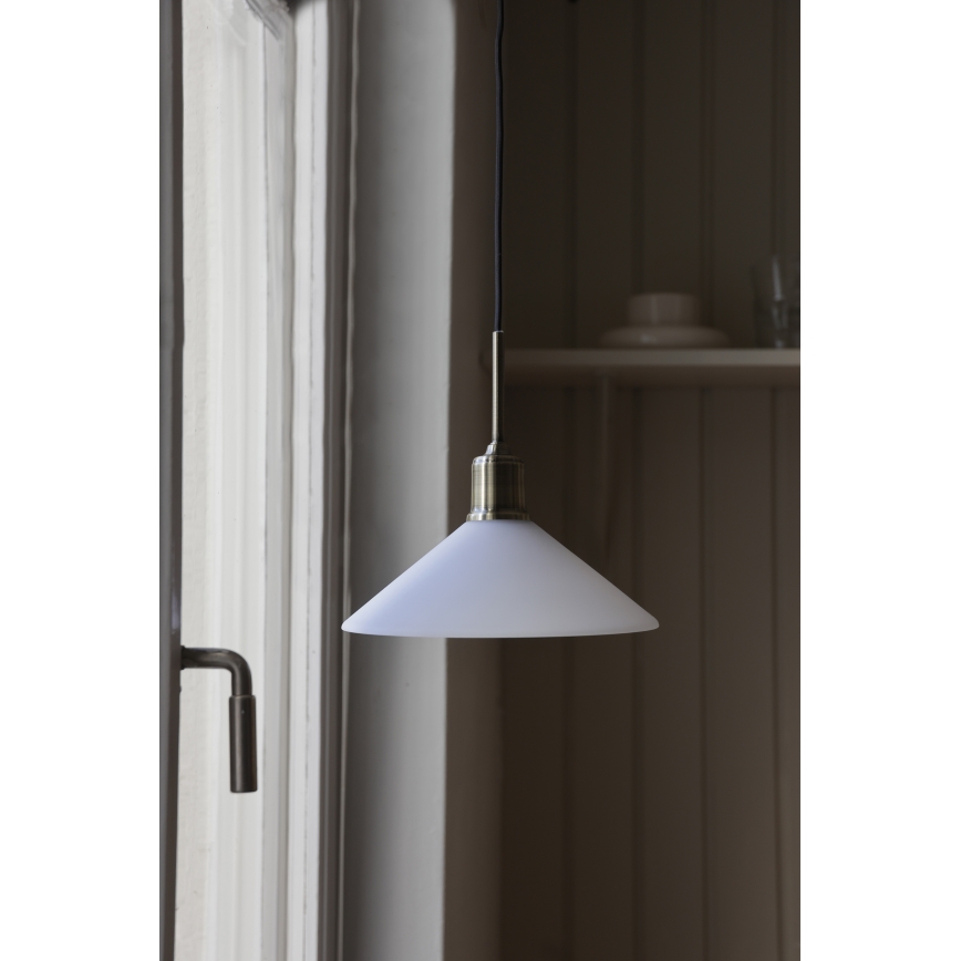 Markslöjd 108867 - Lustra ar auklu VELA 1xE27/40W/230V misiņš/balta