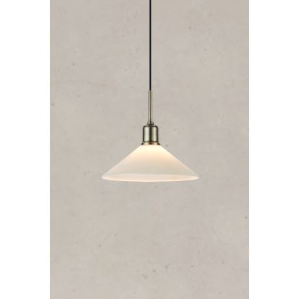 Markslöjd 108867 - Lustra ar auklu VELA 1xE27/40W/230V misiņš/balta