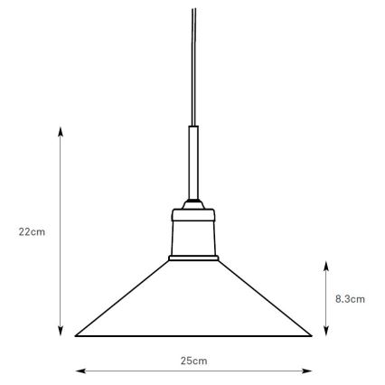 Markslöjd 108867 - Lustra ar auklu VELA 1xE27/40W/230V misiņš/balta