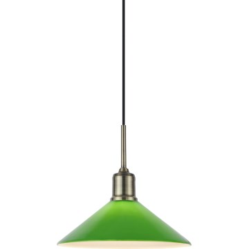 Markslöjd 108868 - Lustra ar auklu VELA 1xE27/40W/230V misiņš/zaļa