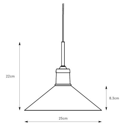 Markslöjd 108868 - Lustra ar auklu VELA 1xE27/40W/230V misiņš/zaļa