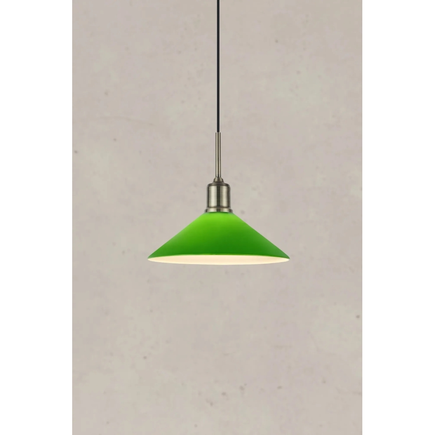 Markslöjd 108868 - Lustra ar auklu VELA 1xE27/40W/230V misiņš/zaļa