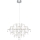 Markslöjd 108870 - LED Aptumšojama kristāla lustra ar auklu EFESOS LED/25W/230V d. 80 cm