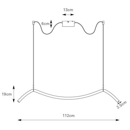Markslöjd 108873 - MELT regulējams LED pakaramais gaismeklis uz kabeļa LED/13W/230V, melns