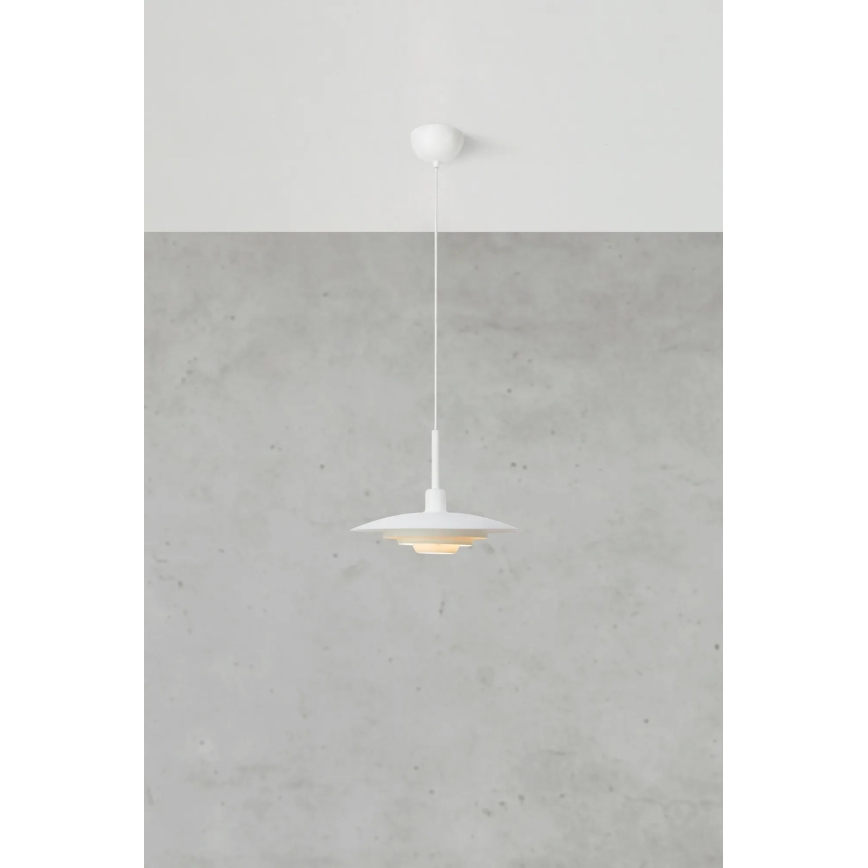Markslöjd 108874 - Pakaramais gaismeklis PINY 1xE27/60W/230V Ø 35 cm balts