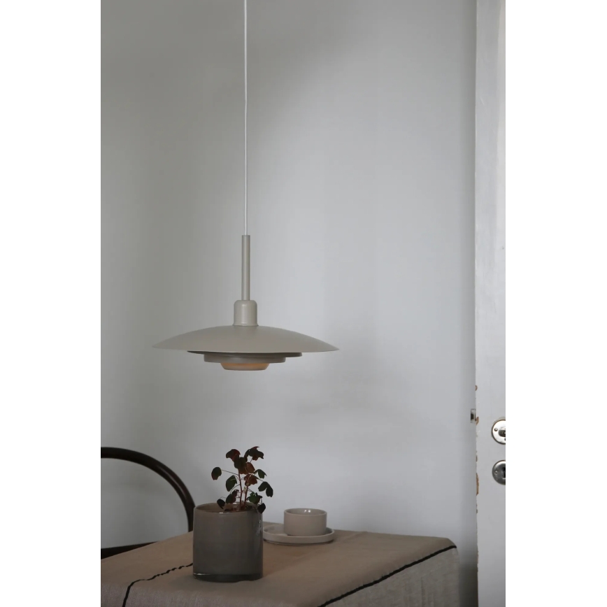 Markslöjd 108875 - pakaramā lustra PINY 1xE27/60W/230V Ø 35 cm bēša