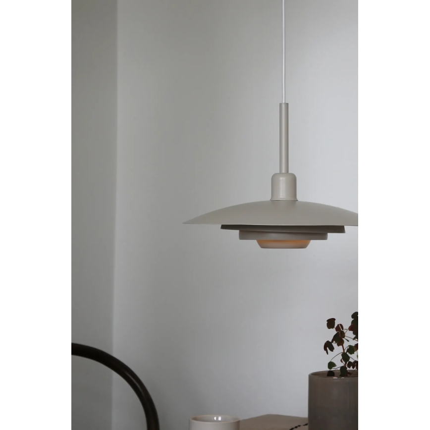 Markslöjd 108875 - pakaramā lustra PINY 1xE27/60W/230V Ø 35 cm bēša