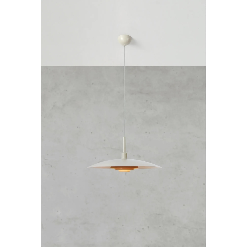 Markslöjd 108877 - Pakaramā lampa ar vadu PINY 1xE27/60W/230V Ø 57 cm bēša