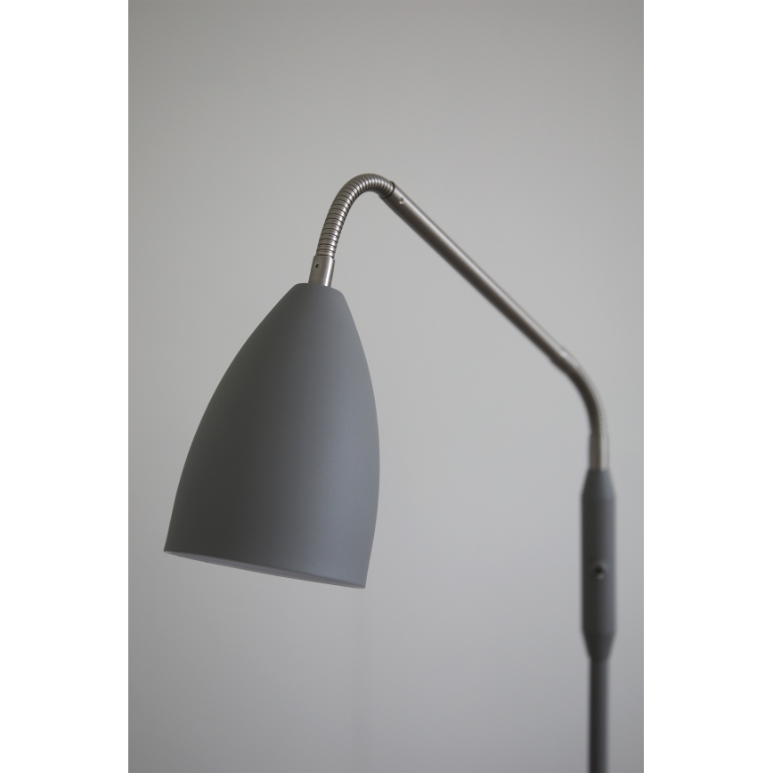 Markslöjd 108888 - LED regulējamā grīdas lampa PATRO LED/4,9W/230V CRI 90 pelēka