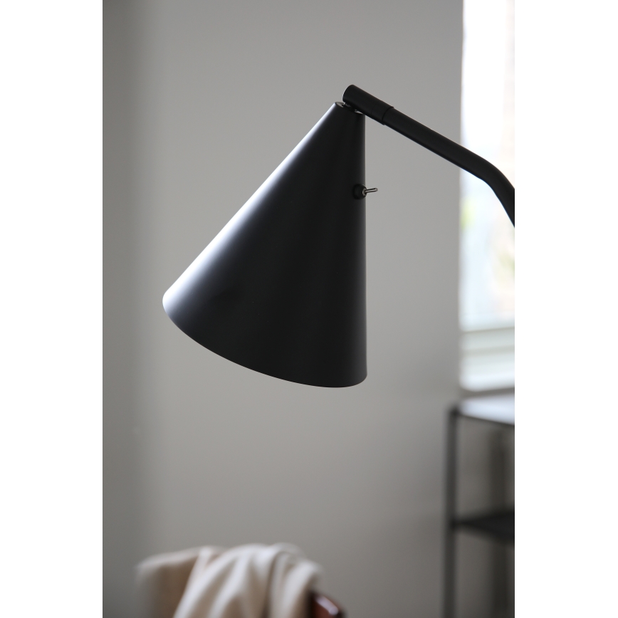 Markslöjd 108889 - LED regulējama stāvlampa FUNIL LED/4,9W/230V CRI 90 melna