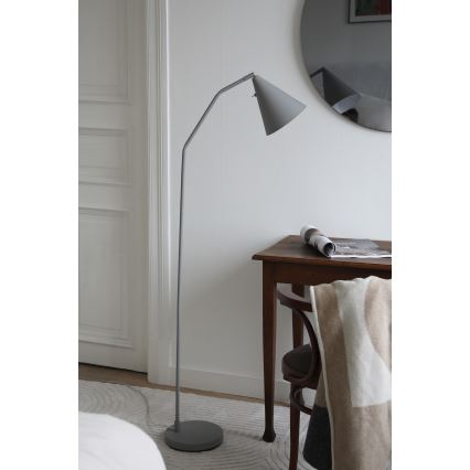 Markslöjd 108891 - Dimējama LED grīdas lampa FUNIL LED/4,9W/230V CRI 90 pelēka