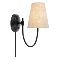 Markslöjd 108907 - Sienas lampa AMAR 1xE14/40W/230V lina/melna