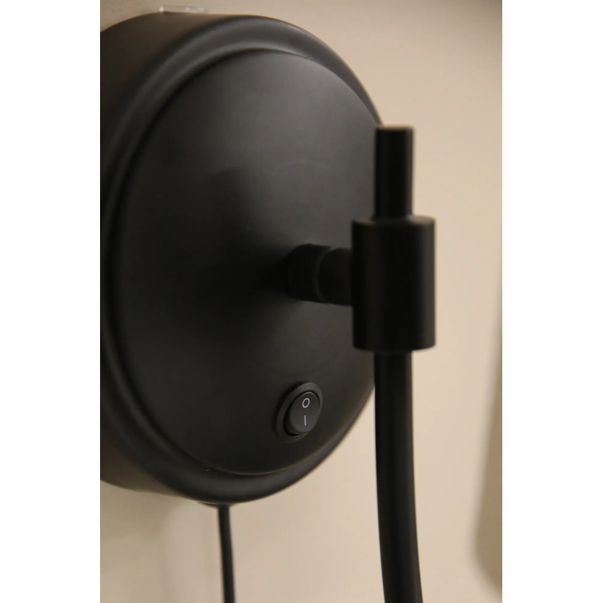 Markslöjd 108907 - Sienas lampa AMAR 1xE14/40W/230V lina/melna