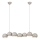 Markslöjd 108914 - Pakaramā lampa uz kabeļa CUPOLO 7xE14/40W/230V pelēka