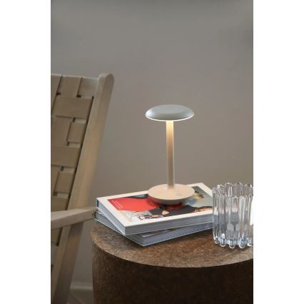 Markslöjd 108917 - LED Aptumšojama āra uzlādējams galda lampa PETIT LED/2W/1800 mAh 2200/2700/3000K IP44 pelēka