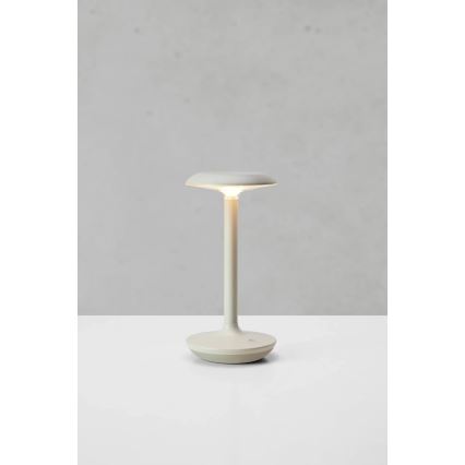Markslöjd 108917 - LED Aptumšojama āra uzlādējams galda lampa PETIT LED/2W/1800 mAh 2200/2700/3000K IP44 pelēka