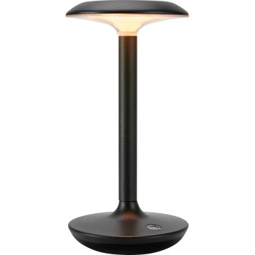 Markslöjd 108918 - LED Aptumšojama āra uzlādējams galda lampa PETIT LED/2W/1800 mAh 2200/2700/3000K IP44 melna