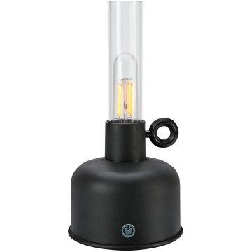 Markslöjd 108919 - LED Aptumšojama āra uzlādējams galda lampa ASTRID LED/2W/1200 mAh IP44 melna