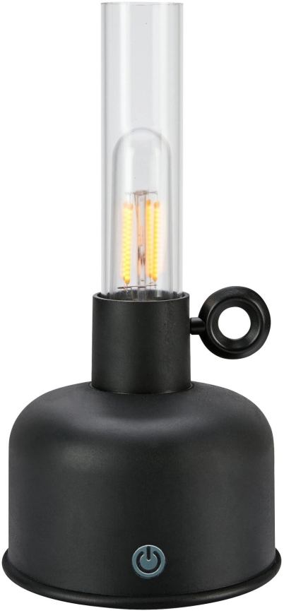 Markslöjd 108919 - LED Aptumšojama āra uzlādējams galda lampa ASTRID LED/2W/1200 mAh IP44 melna