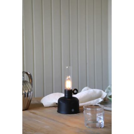 Markslöjd 108919 - LED Aptumšojama āra uzlādējams galda lampa ASTRID LED/2W/1200 mAh IP44 melna