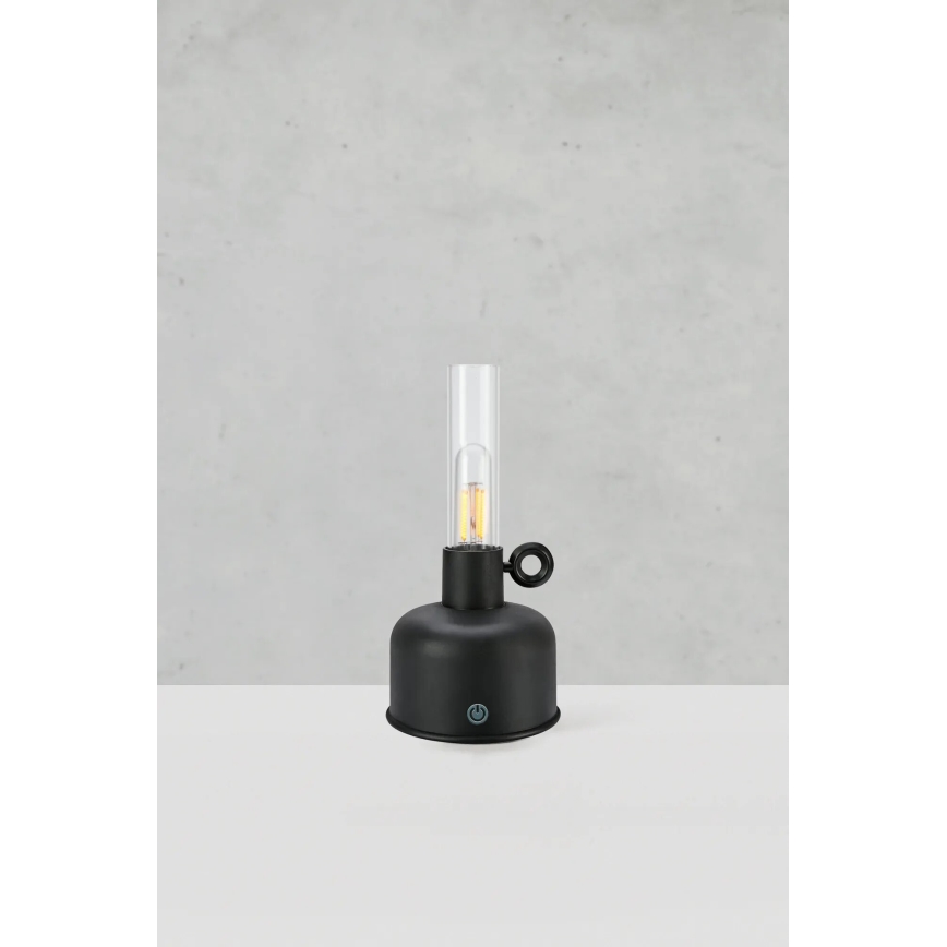Markslöjd 108919 - LED Aptumšojama āra uzlādējams galda lampa ASTRID LED/2W/1200 mAh IP44 melna
