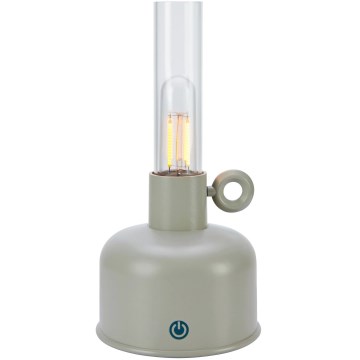 Markslöjd 108921 - LED Aptumšojama āra uzlādējams galda lampa ASTRID LED/2W/1200 mAh IP44 pelēka