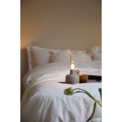Markslöjd 108921 - LED Aptumšojama āra uzlādējams galda lampa ASTRID LED/2W/1200 mAh IP44 pelēka