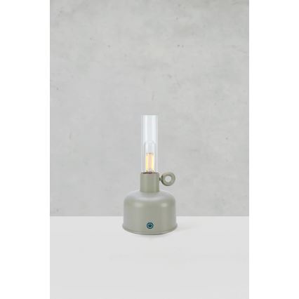 Markslöjd 108921 - LED Aptumšojama āra uzlādējams galda lampa ASTRID LED/2W/1200 mAh IP44 pelēka