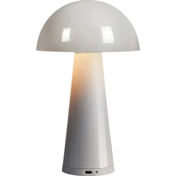 Markslöjd 108950 - LED dimējama uzlādējamā galda lampa FUNGI LED/1,5W/5V 2000 mAh IP44 pelēka