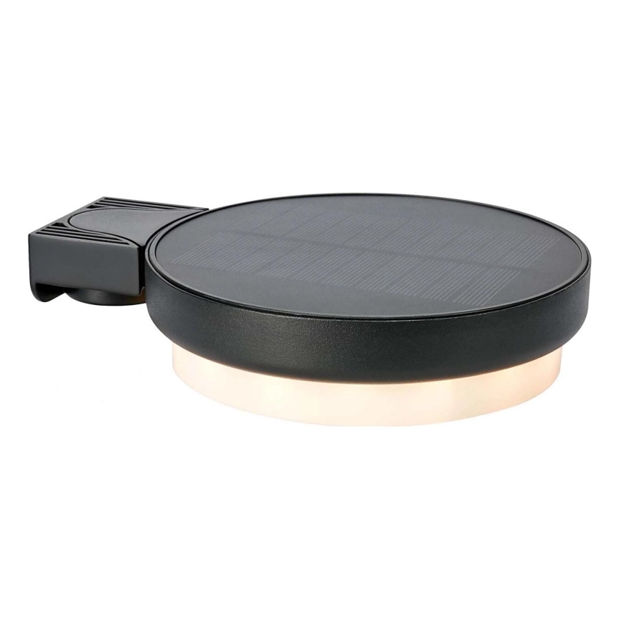 Markslöjd 108952 - LED aptumšojams saules sienas gaismeklis FRAME LED/2W/3,7V 4000 mAh IP44 melns