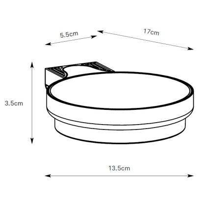 Markslöjd 108952 - LED aptumšojams saules sienas gaismeklis FRAME LED/2W/3,7V 4000 mAh IP44 melns