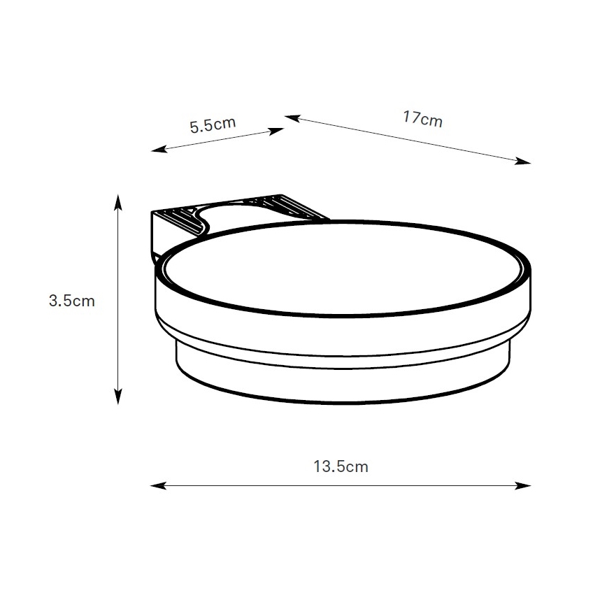 Markslöjd 108952 - LED aptumšojams saules sienas gaismeklis FRAME LED/2W/3,7V 4000 mAh IP44 melns