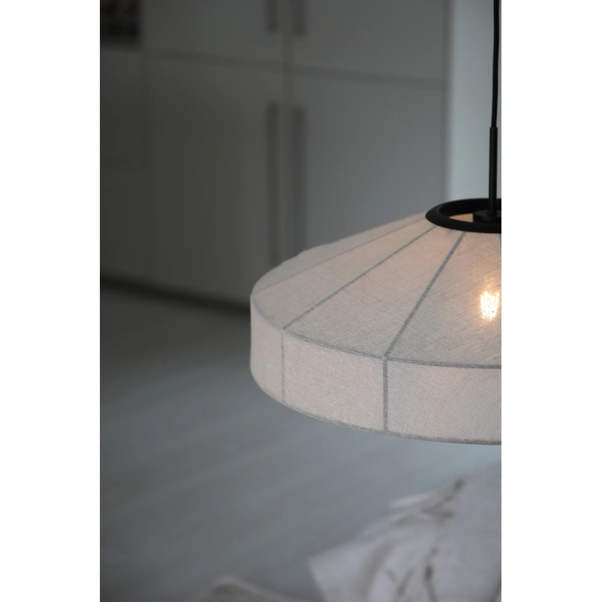 Markslöjd 108955 - Pakaramā lustra ALIA uz vada 1xE27/60W/230V Ø 57 cm krēmkrāsaina/melna