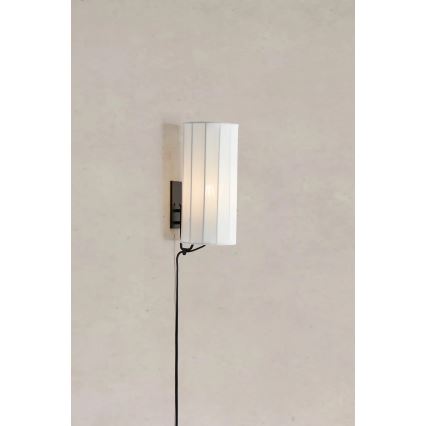 Markslöjd 108960 - Sienas gaismeklis HIKARI 1xE27/60W/230V balta/melna