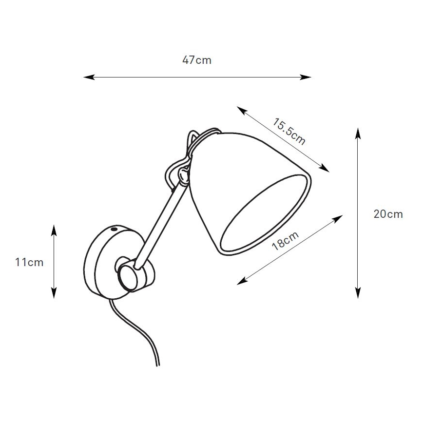 Markslöjd 108964 - Sienas lampa TILT 1xE27/60W/230V pelēka