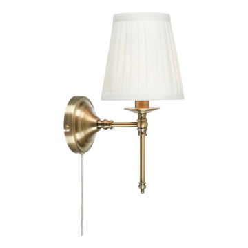 Markslöjd 108968 - Sienas lampa MANOR 1xE14/40W/230V balta/misiņš