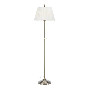 Markslöjd 108972 - Grīdas lampa OXFORD 1xE14/40W/230V balta/misiņš