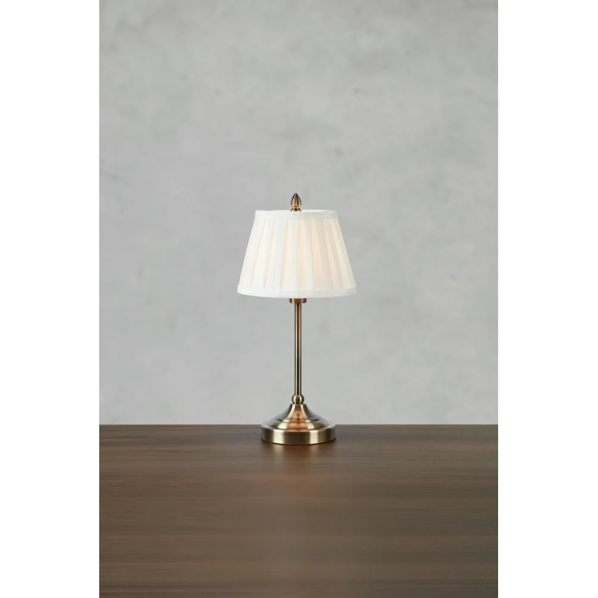 Markslöjd 108973 - Galda lampa OXFORD 1xE14/40W/230V balta/misiņš