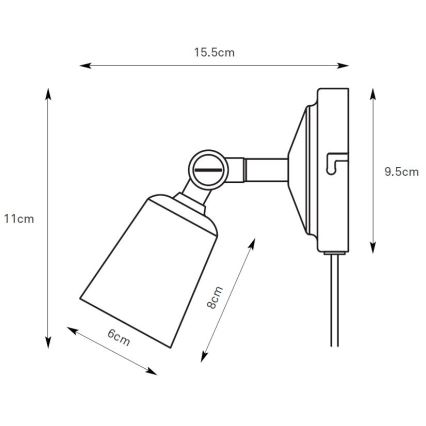 Markslöjd 108979 - Sienas virziena gaismeklis TINY 1xGU10/7W/230V spīdīga hroma apdare