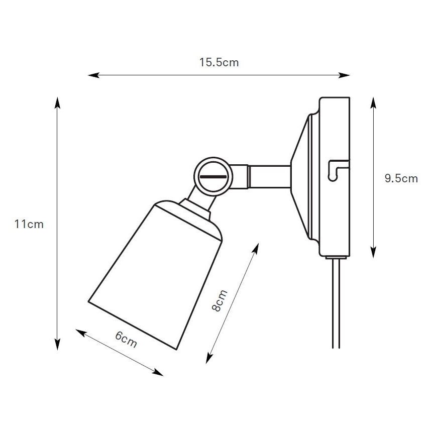 Markslöjd 108979 - Sienas virziena gaismeklis TINY 1xGU10/7W/230V spīdīga hroma apdare