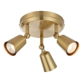 Markslöjd 108980 - Virziena gaismeklis TINY 3xGU10/7W/230V misiņš