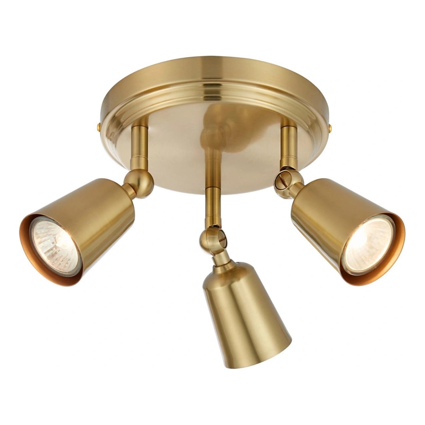 Markslöjd 108980 - Virziena gaismeklis TINY 3xGU10/7W/230V misiņš