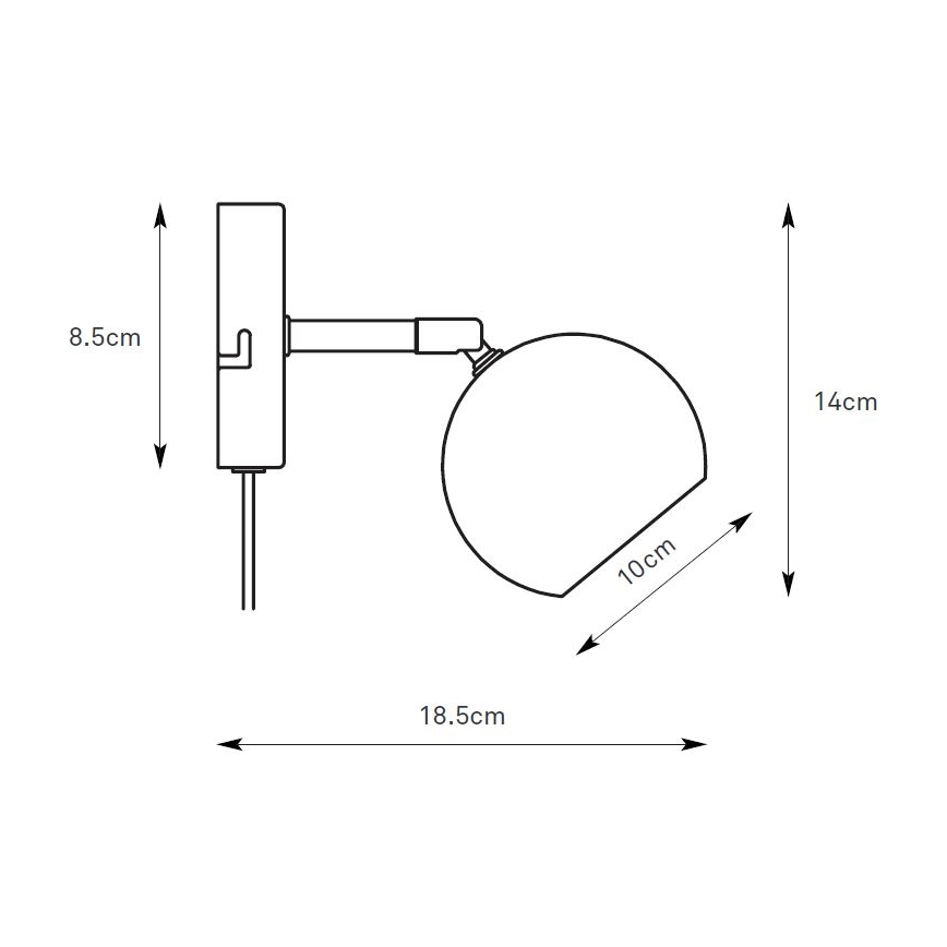 Markslöjd 108985 - Sienas punktveida gaismeklis POP 1xGU10/7W/230V zaļš