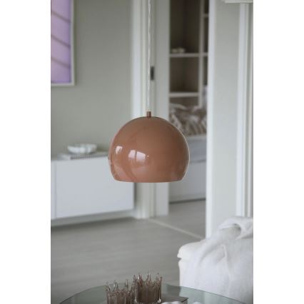 Markslöjd 108987 - pakarināmā lampa POP 1xE27/40W/230V, Ø 28 cm, brūna
