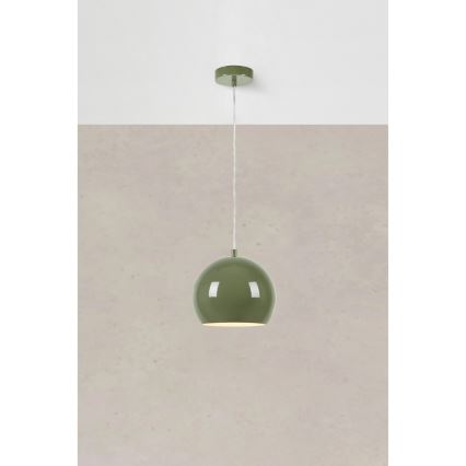 Markslöjd 108991 - Pakaramā lampa ar vadu POP 1xGU10/7W/230V Ø 20 cm zaļa