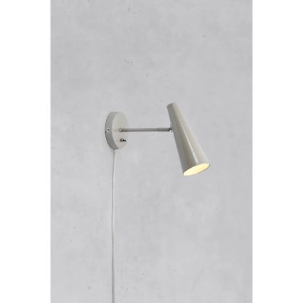 Markslöjd 108992 - Sienas lampiņa PEAK 1xE14/40W/230V pelēka