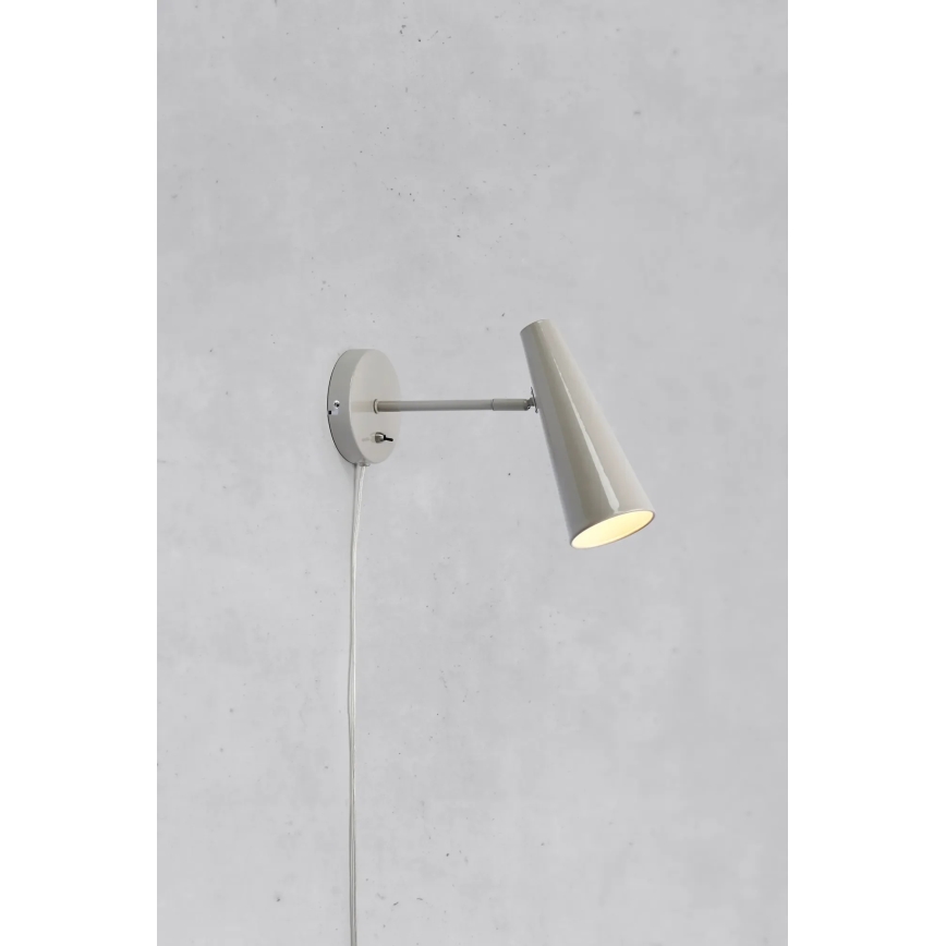 Markslöjd 108992 - Sienas lampiņa PEAK 1xE14/40W/230V pelēka